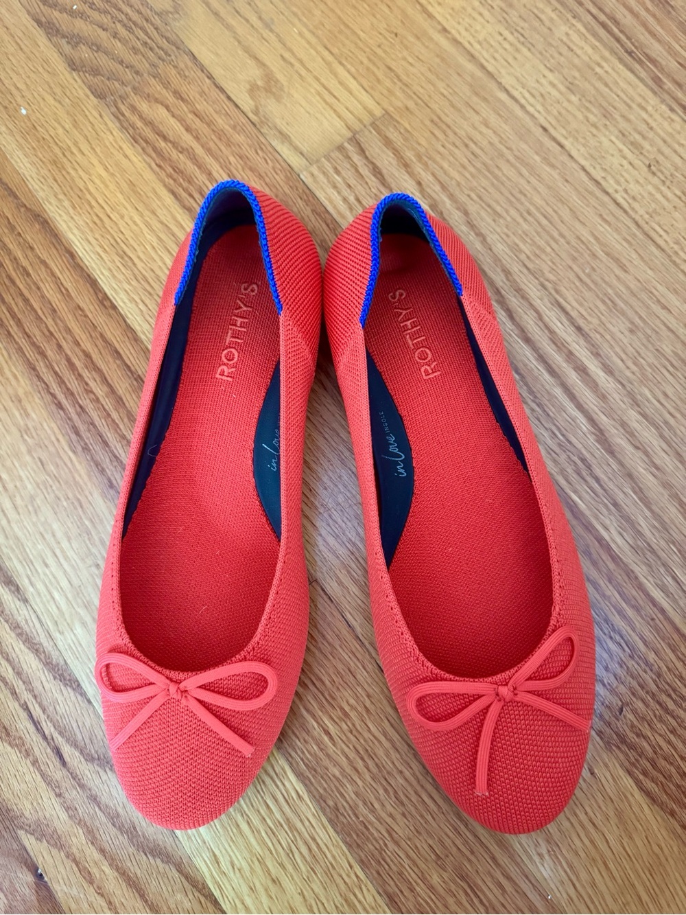 Rothy’s The Ballet Flat in Crimson Red, 9